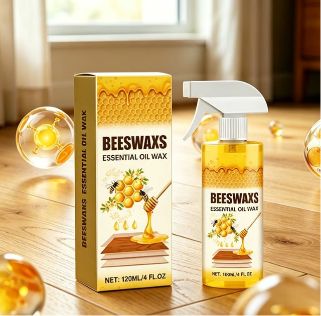 🔥🔥🔥Beeswax Floor Polish Spray——Instant Shine, Green & Safe