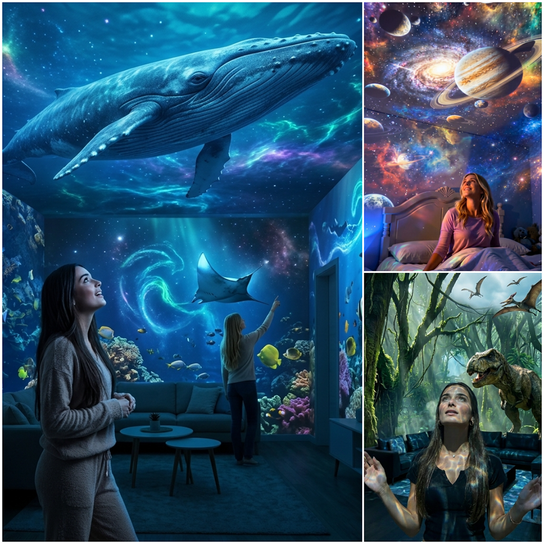 🔥🔥🔥5D Galaxy Ocean Projector for Bedroom