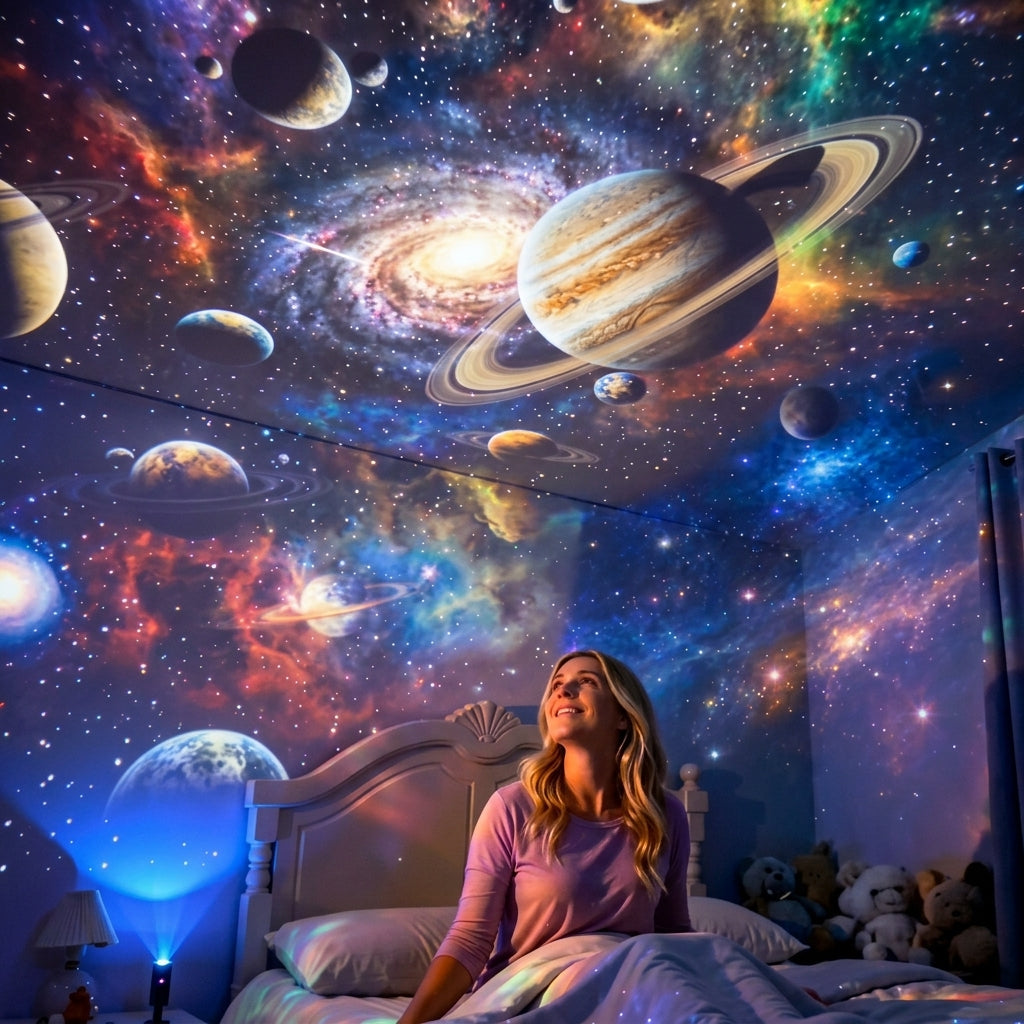 🔥🔥🔥5D Galaxy Ocean Projector for Bedroom
