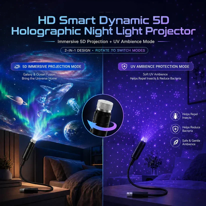 🔥🔥🔥5D Galaxy Ocean Projector for Bedroom