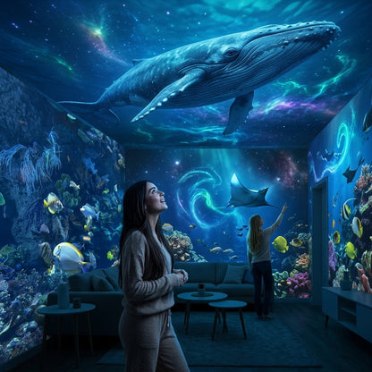 🔥🔥🔥5D Galaxy Ocean Projector for Bedroom