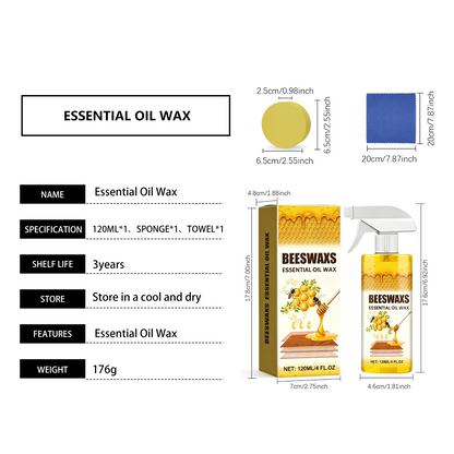🔥🔥🔥Beeswax Floor Polish Spray——Instant Shine, Green & Safe