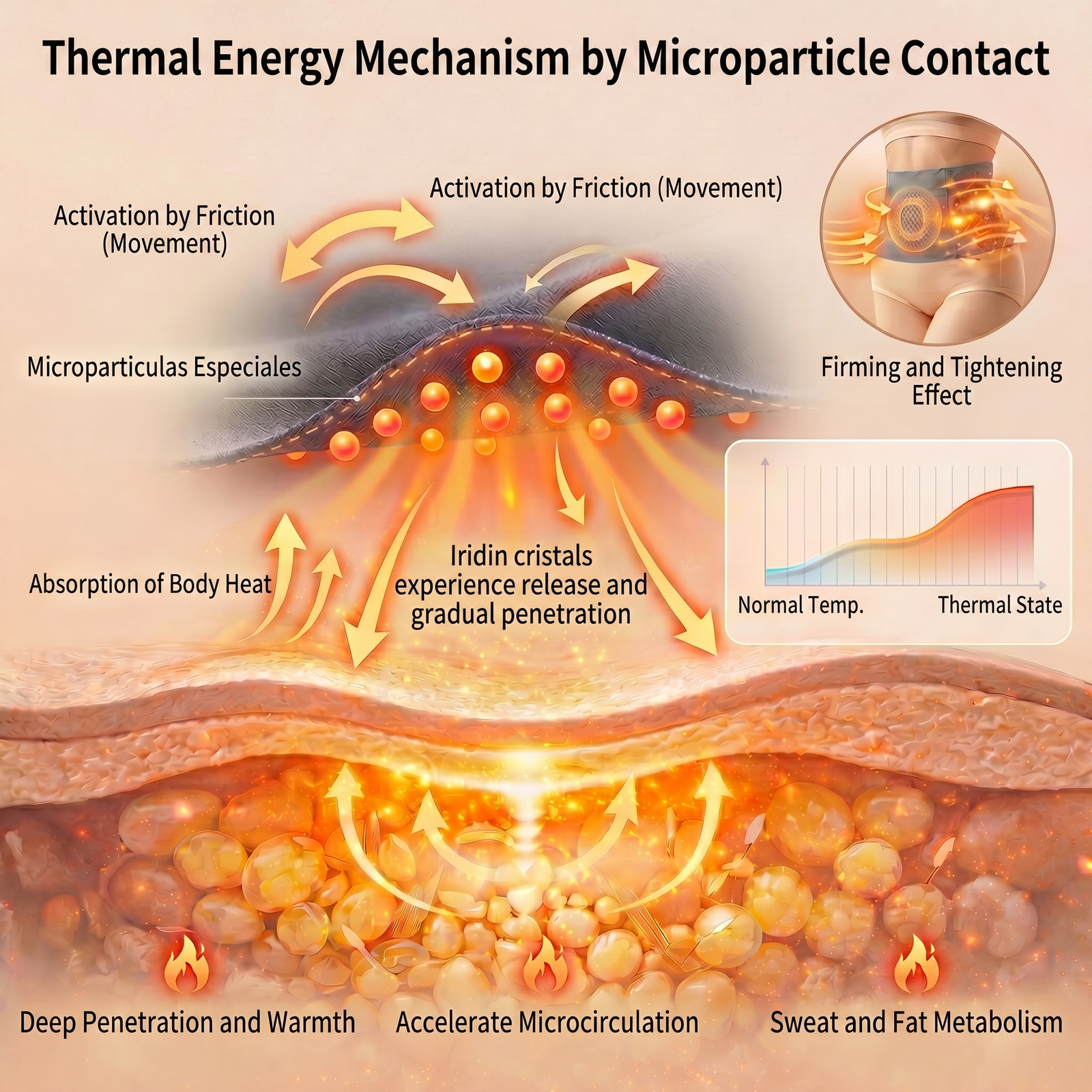 Thermal micro-particle contact technology