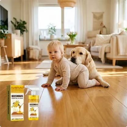 🔥🔥🔥Beeswax Floor Polish Spray——Instant Shine, Green & Safe