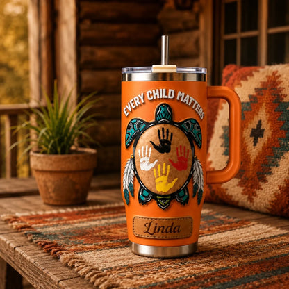 Custom Every Child Matters Tumbler - Personalized Gifts For Kids & Families - Every Little Hand Matters