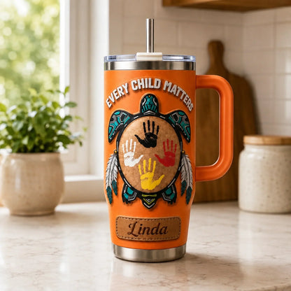 Custom Every Child Matters Tumbler - Personalized Gifts For Kids & Families - Every Little Hand Matters