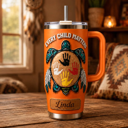 Custom Every Child Matters Tumbler - Personalized Gifts For Kids & Families - Every Little Hand Matters