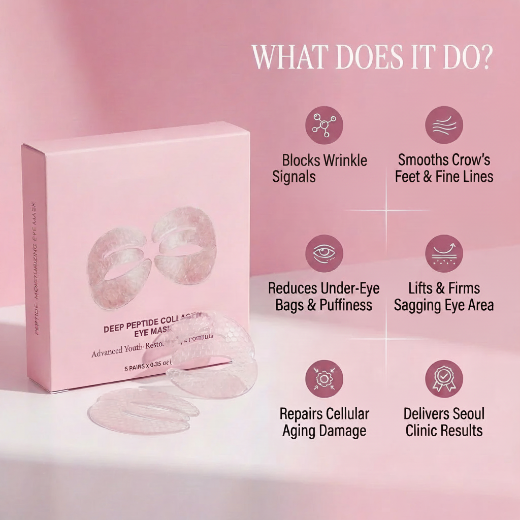 Crepey Under-Eyes Begone | Deep Peptide Collagen Mask