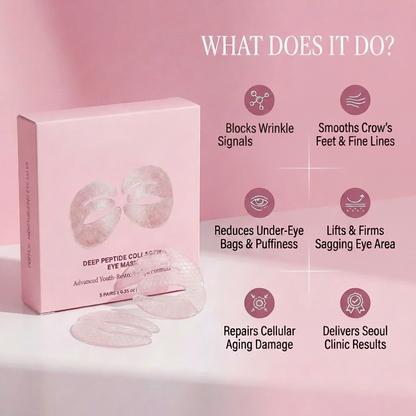 Crepey Under-Eyes Begone | Deep Peptide Collagen Mask