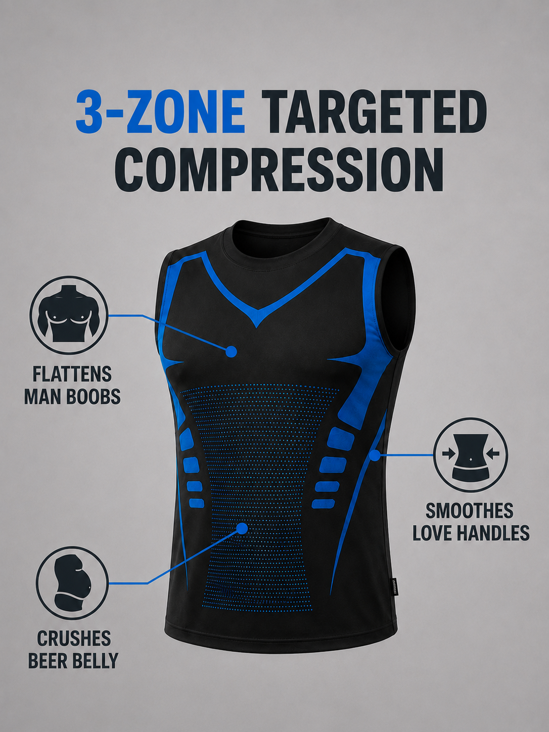 Outsidezi™ — 3-Zone Compression Shirt