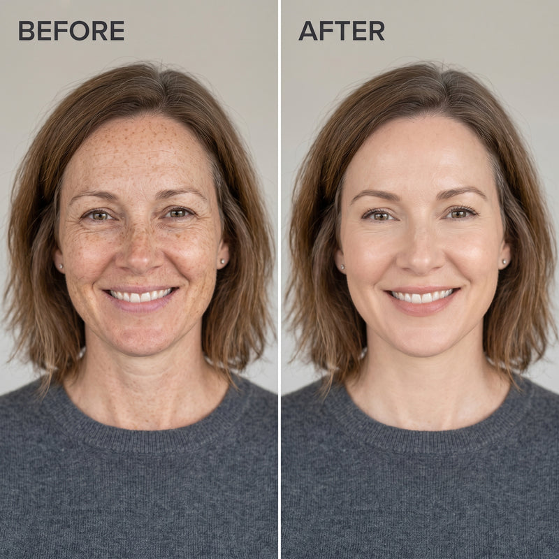 Natural even foundation finish