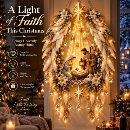 ✨Last Day 50% OFF✨✝️Lighted Bethlehem Star Christmas Wall&Porch Decor